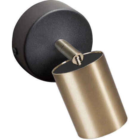 Spot plafond orientable Nowodvorski Eye noir/laiton GU10