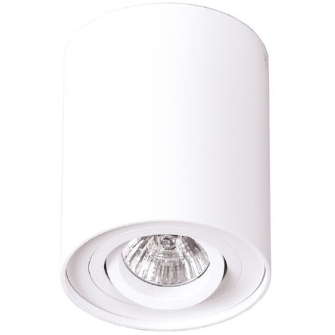 Spot plafond tube blanc Ø9,5 BASIC ROUND GU10 Maxlight