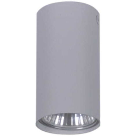 Spot plafond tube gris moderne GU10 50W Kaja SANTI K-4424