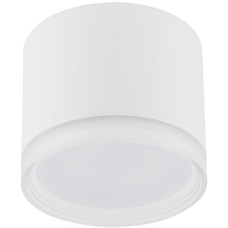 Spot plafond tube métal blanc Nowodvorski SILBA GX53