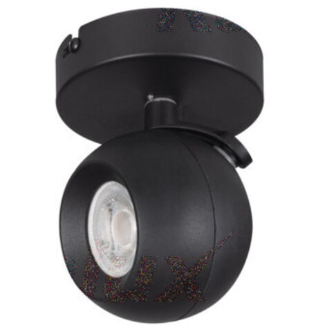 Spot plafoniera Kanlux GALOBA nero GU10 35W orientabile IP20