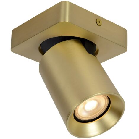 Spot plafoniera orientabile ottone 1xGU10 Lucide Nigel