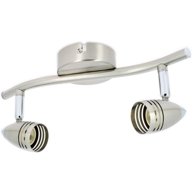 

Arum Lighting - Spot Lámpara de techo regulable 2 cabezales GU10 COLUMBUS