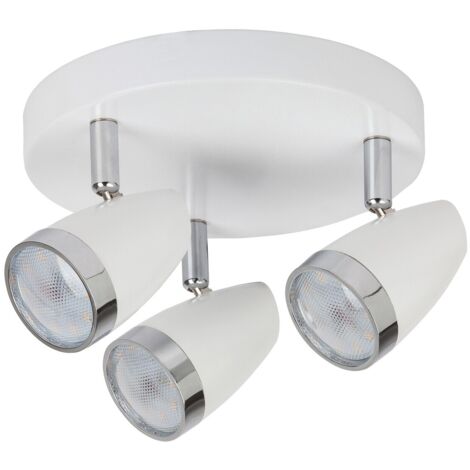 Spot plafonnier rond blanc LED 3x4W Karen 6668 Rabalux