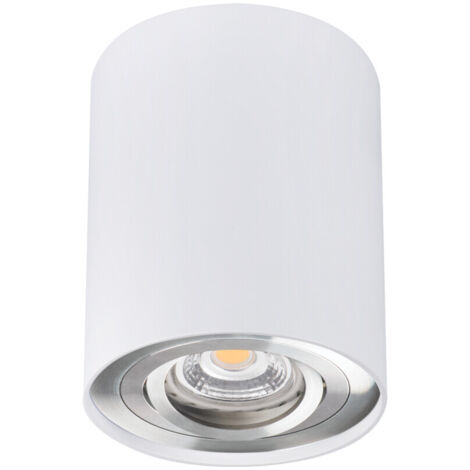 Spot plafonnier saillie rond blanc GU10 Kanlux BORD