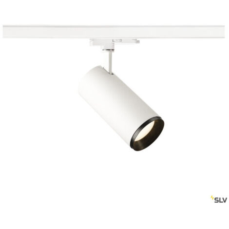 Spot pour rail 3 allumages intérieur blanc/noir 230V LED NUMINOS® L - SLV 1004574