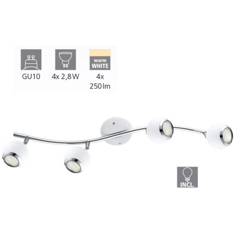 Spot quadruple Bimeda LED - Blanc