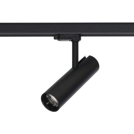 Spot rail 3 circuits Nowodvorski MILO noir LED 15W 4000K