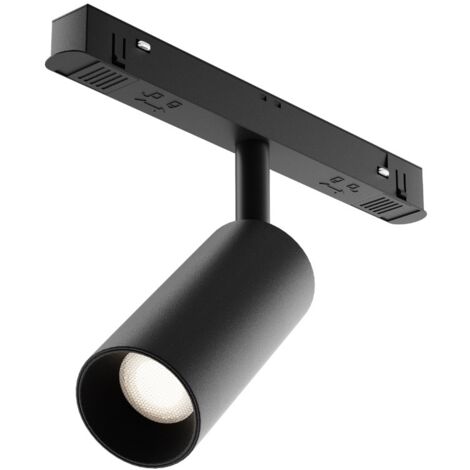 Spot rail monophasé noir LED 5W 4000K FOCUS Maytoni