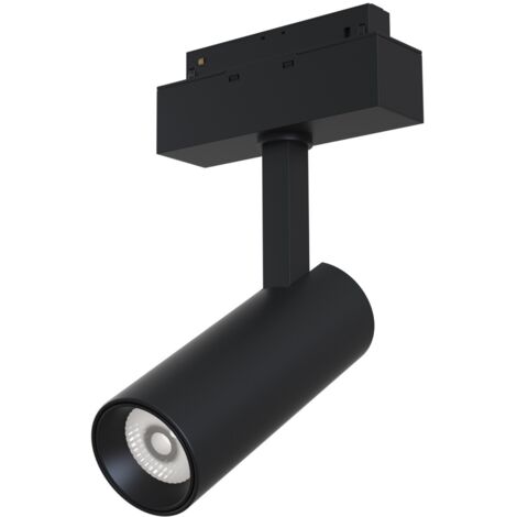 Spot rail monophasé noir LED 9W 4000K Maytoni Focus
