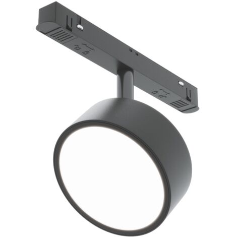 Spot rail noir rond LED 18W 48V DALI RADO Maytoni Tech