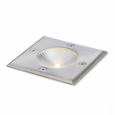Spot RIZZ SQ 105 inox 230V LED 3W 96à‚Â° IP65 3000K
