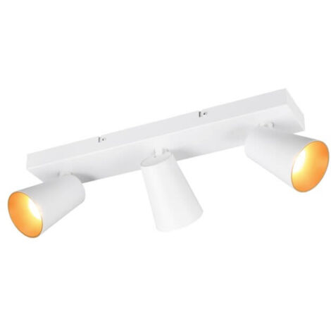 SPOT, SHARP, EXCL.3XGU10, HAUTEUR: 16CM,LONGUEUR: 46CM,LARGEUR: 8,5CM,DIAM: 8CM, TRIO 817100331