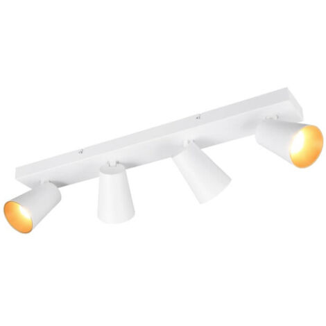 SPOT, SHARP, EXCL.4XGU10, HAUTEUR: 16CM,LONGUEUR: 64CM,LARGEUR: 8,5CM,DIAM: 8CM, TRIO 817100431