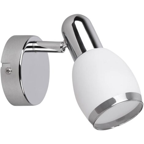 Spot sistema di metropolitana leggera Elite vetro metallo cromato L: 16,5 centimetri B: H 8 centimetri: 13cm