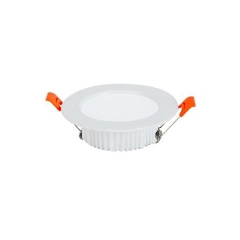 Spot SMD LED downlight rond blanc 8W 4200K - Blanc