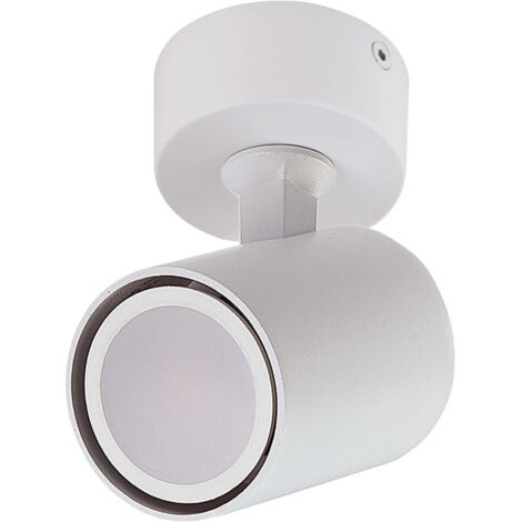 Spot Snow métal orientable 1xGU10 blanc Light Prestige