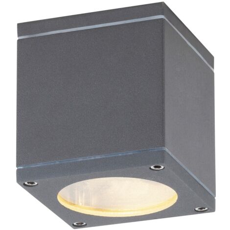 Spot soffitto esterno quadrato GU10 Akron antracite Rabalux