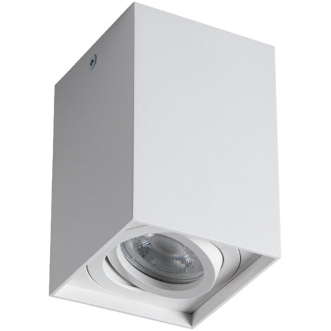 Spot soffitto Kanlux GORD cubo bianco GU10 10W 25477