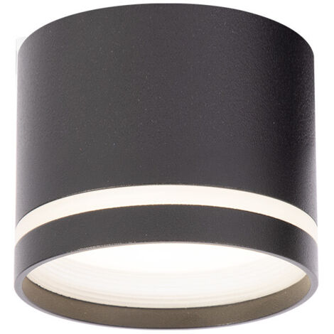 Spot soffitto Kendal nero tondo Ø8,2 GX53 7W Light Prestige