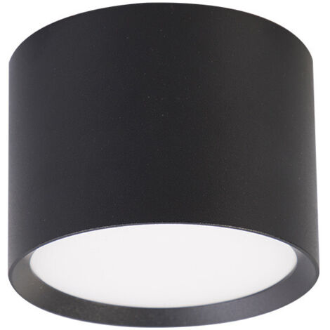 Spot soffitto Kendal nero tondo 8,2cm GX53 Light Prestige