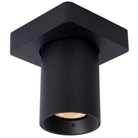 Spot soffitto Lucide Nigel quadrato GU10 5W 2200K nero
