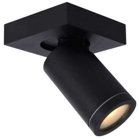 Spot soffitto Lucide Taylor nero GU10 5W 2200-3000K