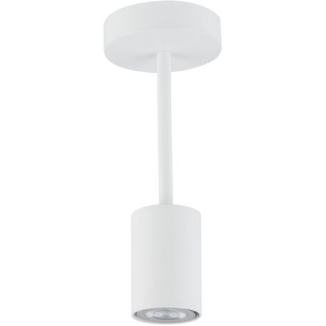 Spot soffitto moderno bianco tondo GU10 25W Luis Sigma