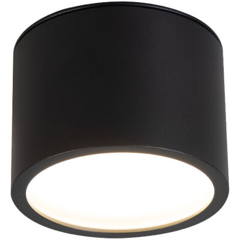 Spot soffitto moderno nero Ø8,2cm IP65 GX53 Kendal