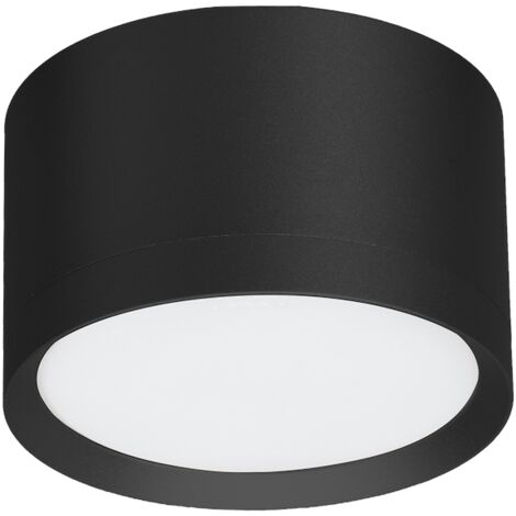 Spot soffitto moderno nero tondo Ø8,2 GX53 15W Cyklop