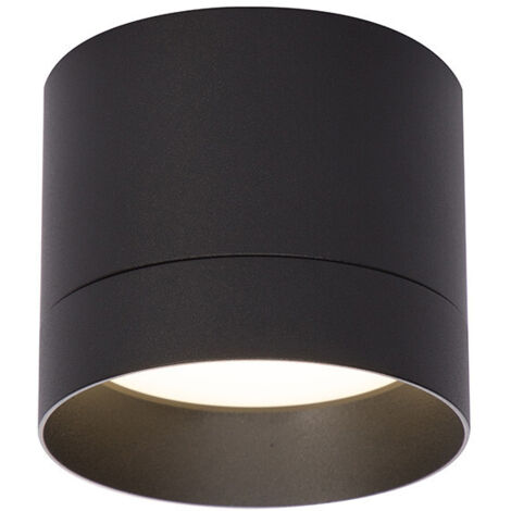 Spot soffitto nero moderno Ø8,2cm GX53 7W Kendal LP