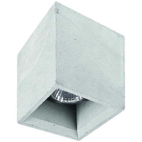Spot soffitto quadrato cemento grigio GU10 35W Nowodvorski 9388
