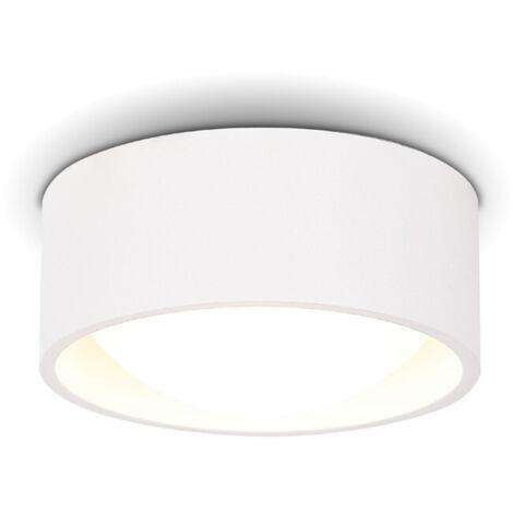 Spot soffitto tondo bianco LED 8W 3000K IP44 Maxlight