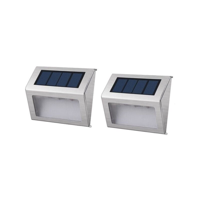 Spot solaire mural extérieur étanche - LUMISKY - 3 LEDs blanches - 2 modes d'éclairage