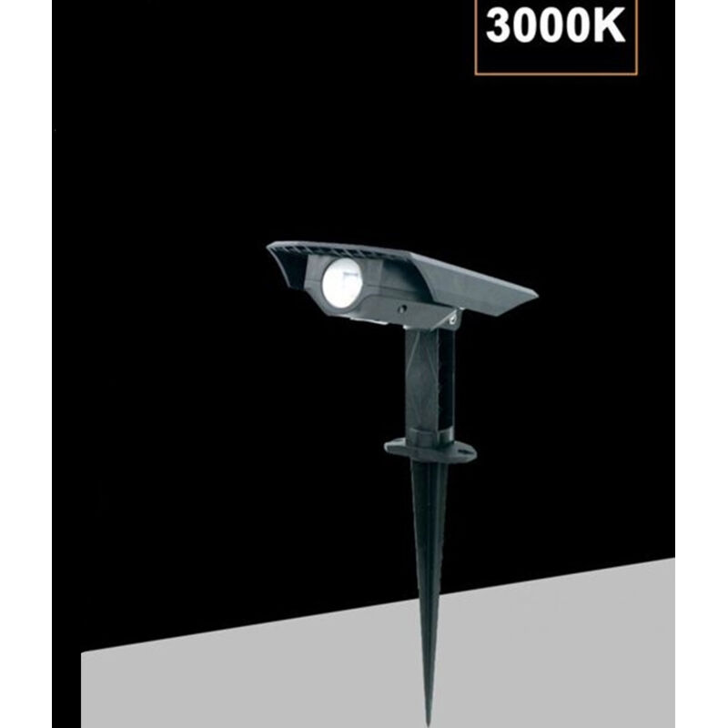Spot Solar Led Avec Piquetage De Jardin Ip65 Hot Light 3000k Rgb Sw1121