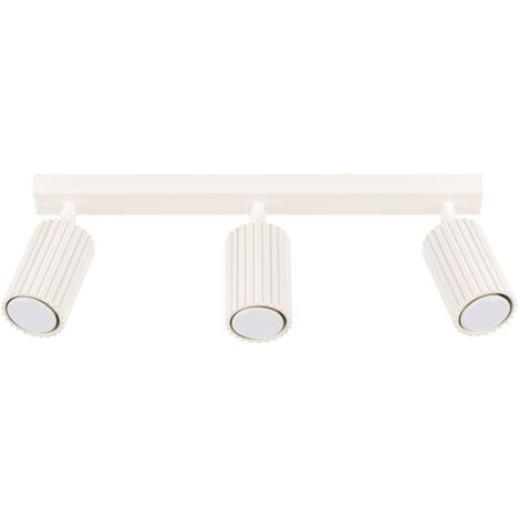 Spot Spot aluminium orientable Crème GU10 3 flammes oblongues Moderne