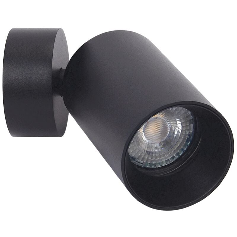 Spot sur patère Aric nolan 01 - gu10 - 4.6w - 3000k - noir Aric 51414
