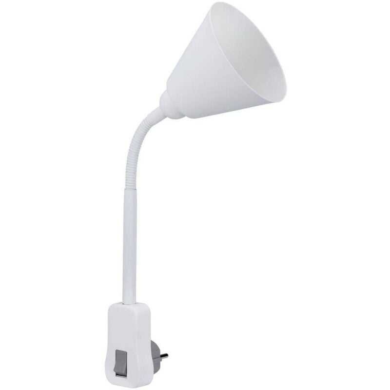 Steckerl Junus Lampe pour prise de courant led E14 blanc - Paulmann
