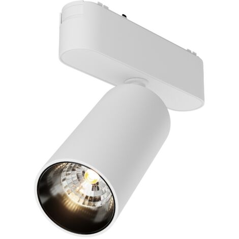 Spot sur rail 1 phase blanc LED 12W 3000K Maytoni FOCUS