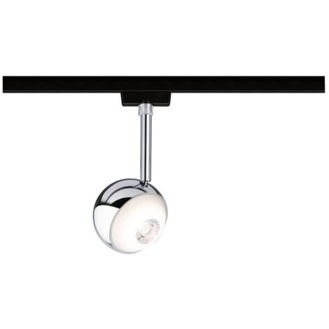 Spot sur rail Capsule II URail Paulmann - 2700K - 6W - Dimmable - Noir / chromé