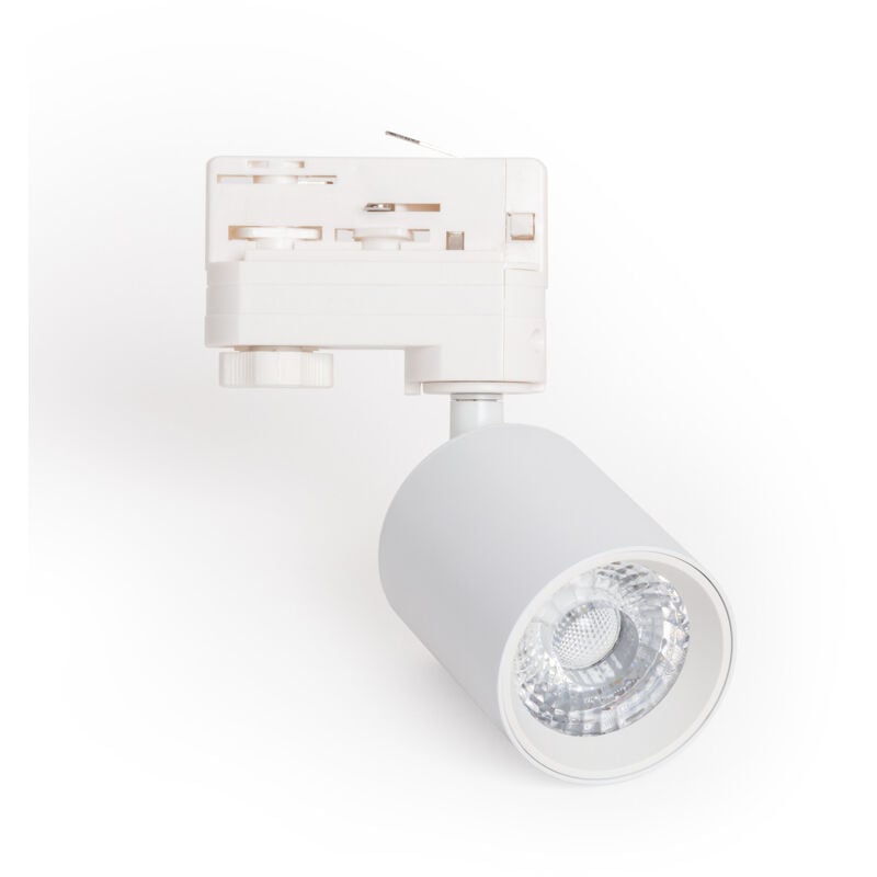 Spot LED sur Rail Triphasé 10W Dimmable Mallet Blanc 4000K Blanc neutre