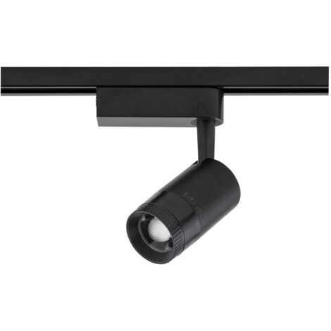 Spot sur rail noir LED 9W 3000K orientable Nowodvorski Zoom