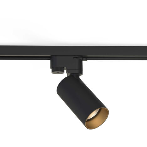Spot sur rail noir/or 1 phase Nowodvorski Mono GU10 LED
