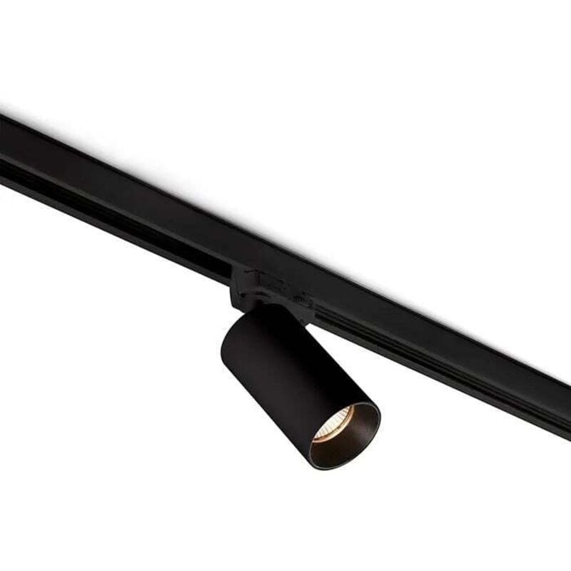 Spot sur rail noir stan avec led 43770