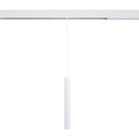 Spot suspendu LED sur rail magnétique 48V - 8W - Blanc - Blanc Neutre