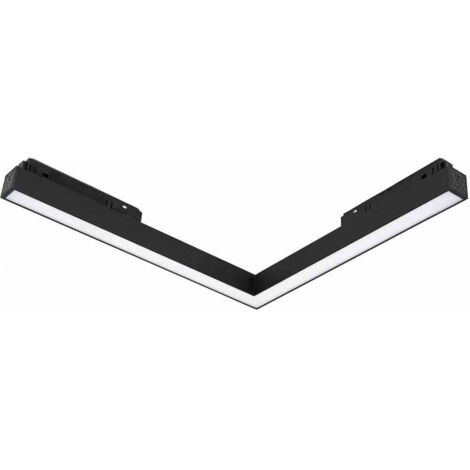 Spot suspendu rail magnétique 48V noir Milagro ML6626