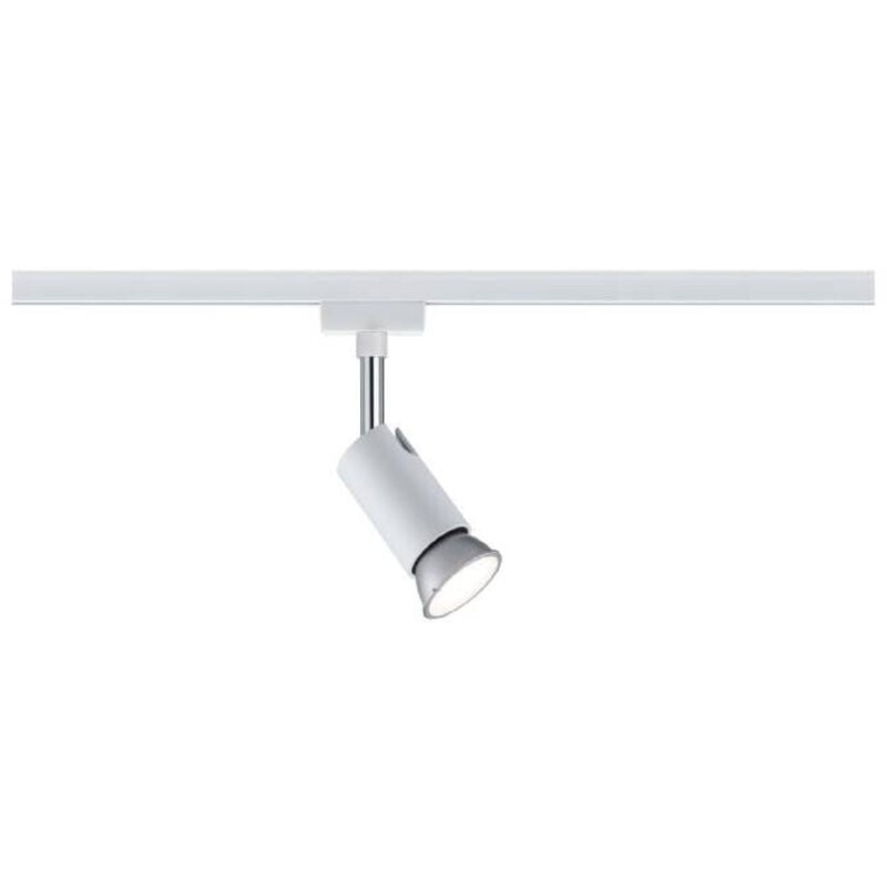 Pure i Luminaire sur rail haute tension URail GU10 10 w led blanc, chrome - Paulmann