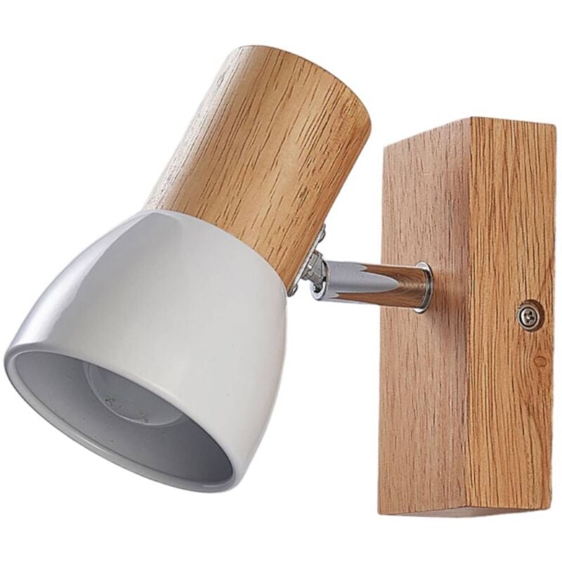 Spot à intensité variable 'Thorin' en bois pour salon & salle à manger