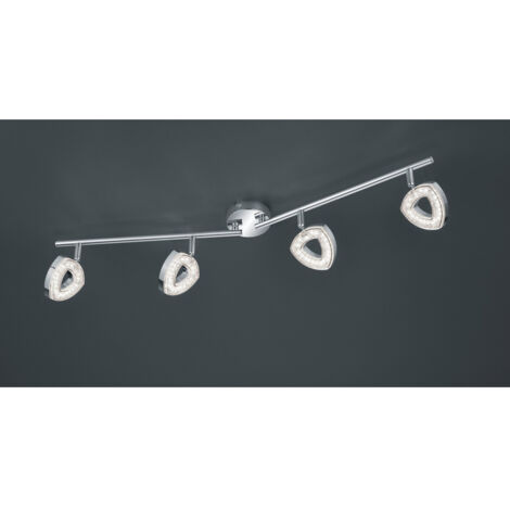 Spot Tours 4 Spot Led Chrome L80 cm Trio Eclairage