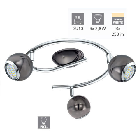 Spot triple Bimeda LED - Gris